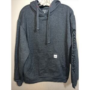 Eddie Bauer Workwear Hoodie Men's Small S Grey Gray EUC